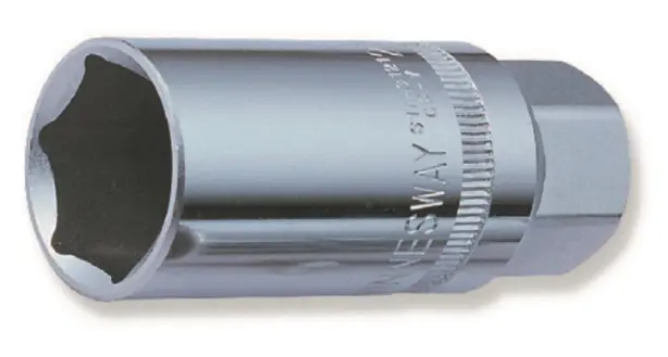 Hlavice na zapalovací svíčky, 1/2", 21mm, 6-hranná s magnetem - JONNESWAY S17M4121