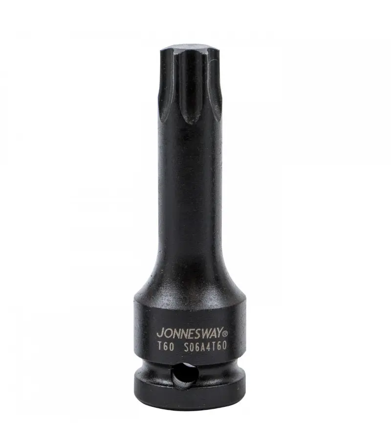 Zástrčné hlavice TORX 1/2", úderové, prodloužené 78 mm, různé velikosti - JONNESWAY, Velikost: T50