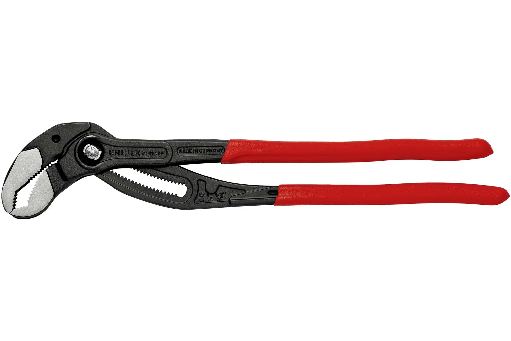 Instalatérské SIKO kleště, rozsah 90 mm, délka 400 mm - KNIPEX Cobra XL 87 01 400