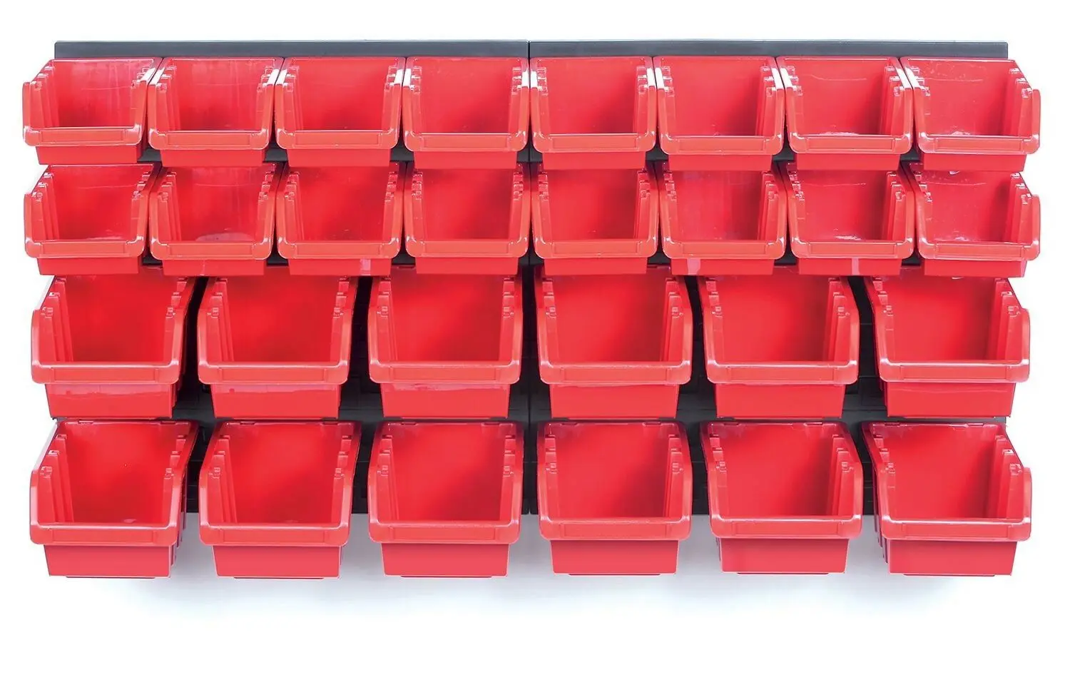 Závěsná stěna, držák s 30 boxy, 800x195x392 mm, plast - ORDERLINE