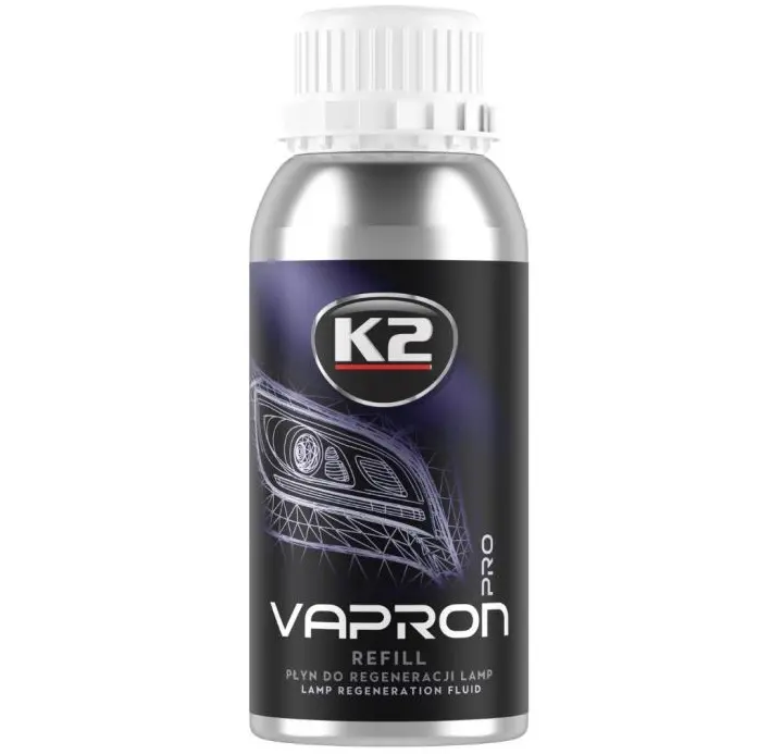 K2 VAPRON Pro - Regenerační kapalina pro renovaci světlometů, 600ml
