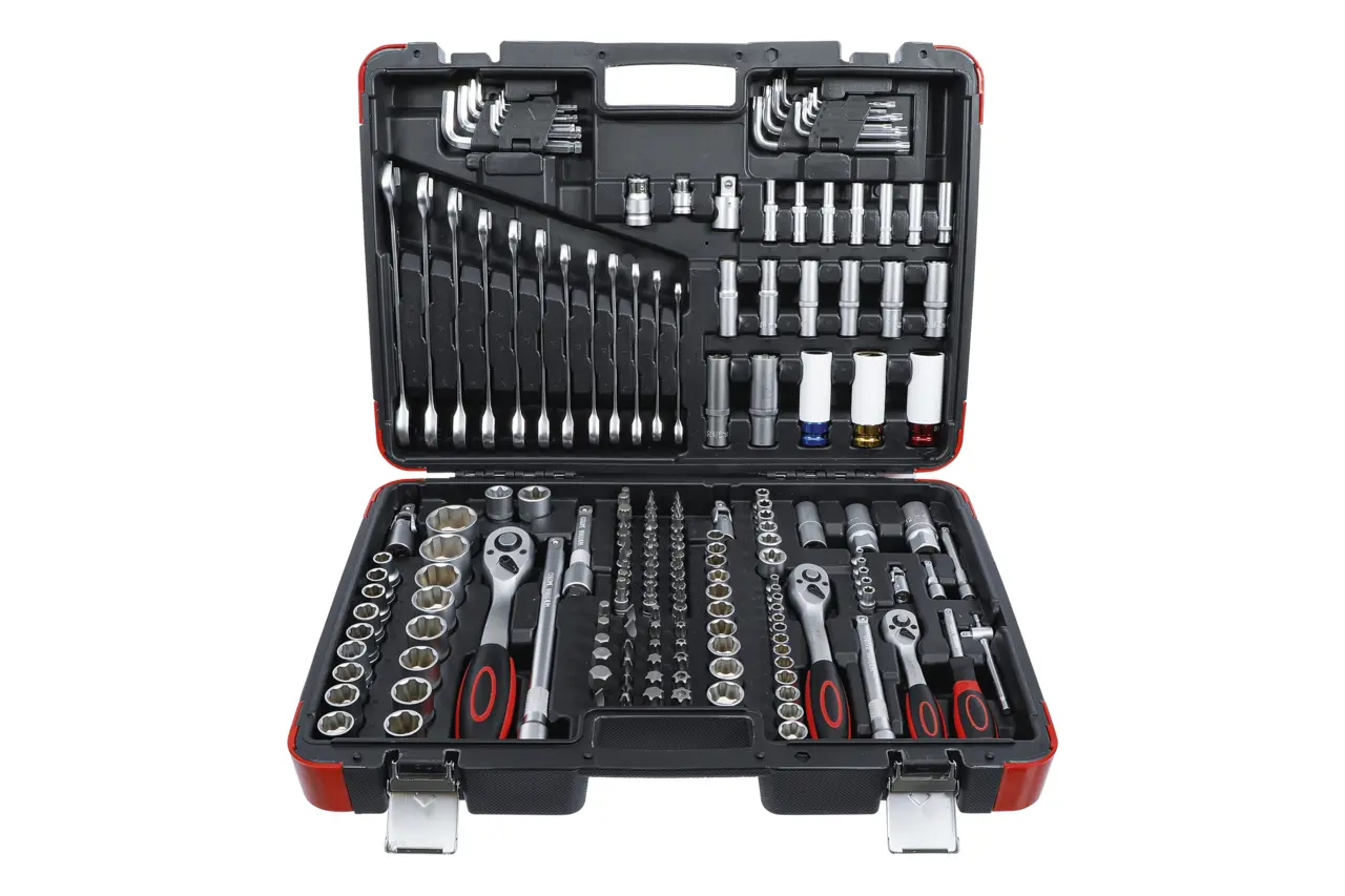 Gola sada 1/4", 3/8" a 1/2" Super Lock, 176 dílů