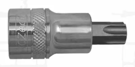 Zástrčné hlavice 1/2" TORX s otvorem (různé velikosti) - 4CZech, Velikost: TT45