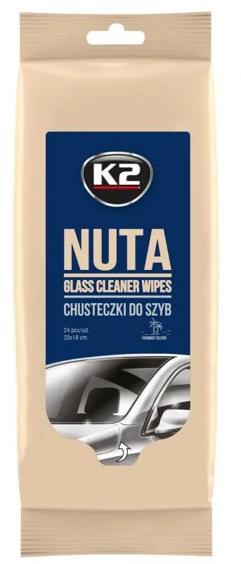 K2 NUTA Ubrousky na sklo, 24ks