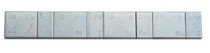 Samolepící závaží 4x5g + 4x10g, pásek 60g, Zn, Počet kusů: 100