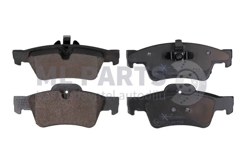 Sada brzdových destiček, kotoučová brzda MAXGEAR 19-0891