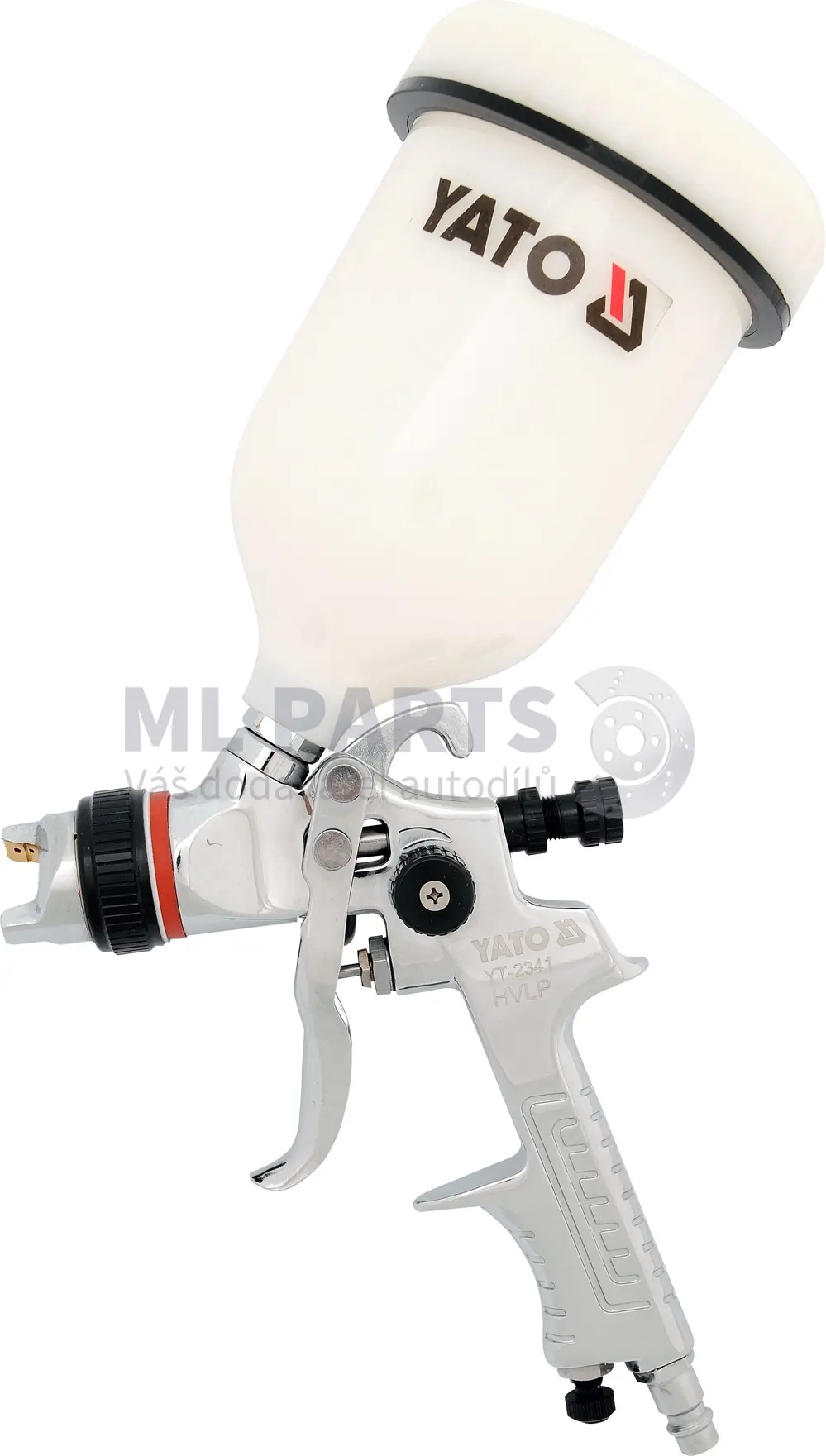 Yato Pistole na lakování s nádrží 0,6l 1.5mm, YT-2341