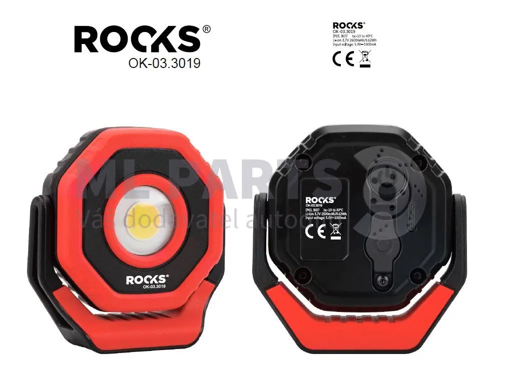 Dílenská lampa ROOKS RING VODĚODOLNÁ 7 W 700 lm OK-03.3019