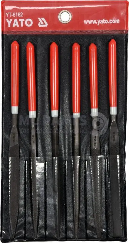 zestaw pilników iglaków 6cz. 5 zestaw pilników iglaków 6cz. 5x180x85mm