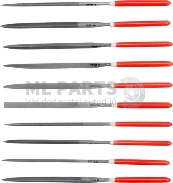 zestaw pilników iglaków 10cz.4 zestaw pilników iglaków 10cz.4x160x75mm