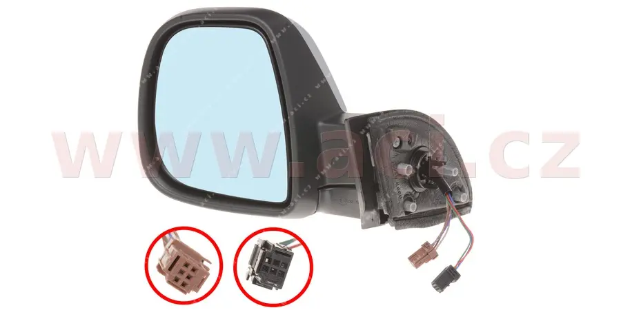 Vnější zpětné zrcátko VAN WEZEL 0906827