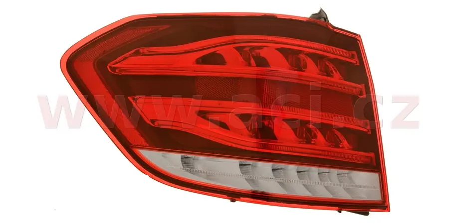 Zadní světlo LED exteriér Kombi kompletní černé L