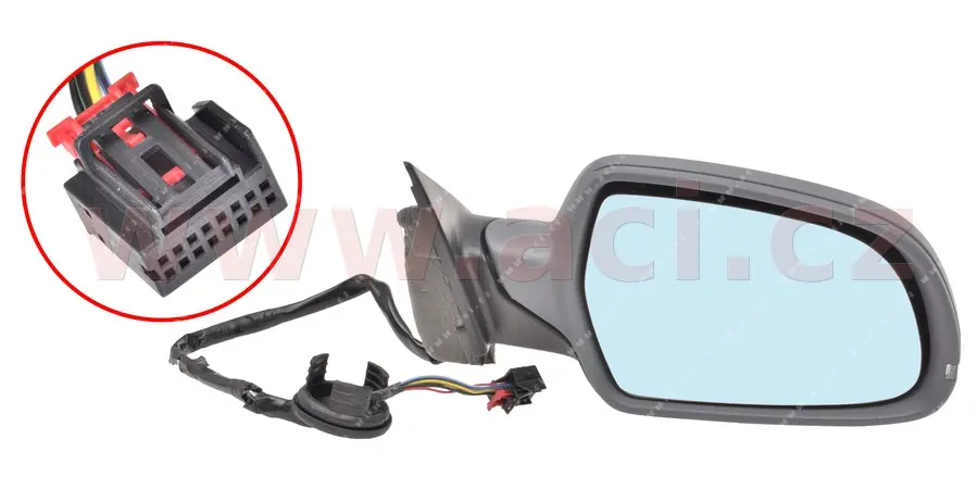 Vnější zpětné zrcátko VAN WEZEL 0338806
