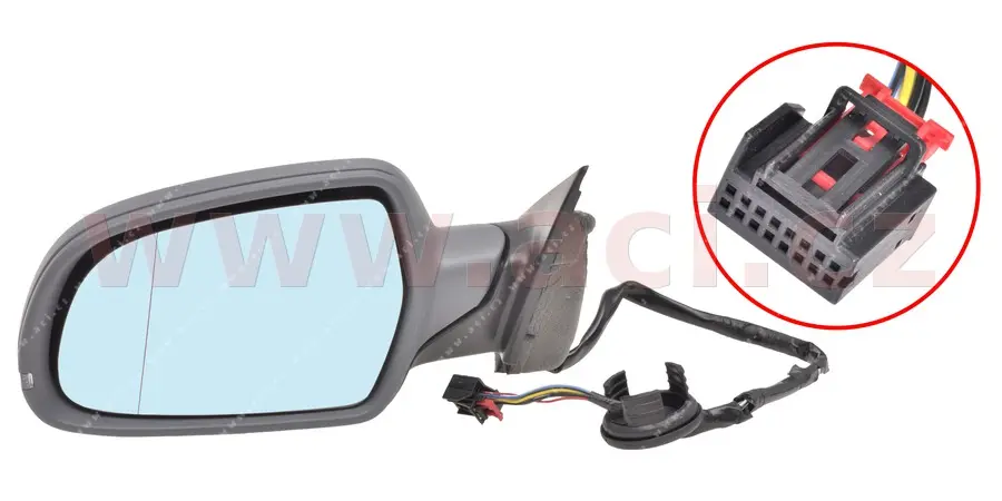 Vnější zpětné zrcátko VAN WEZEL 0338805