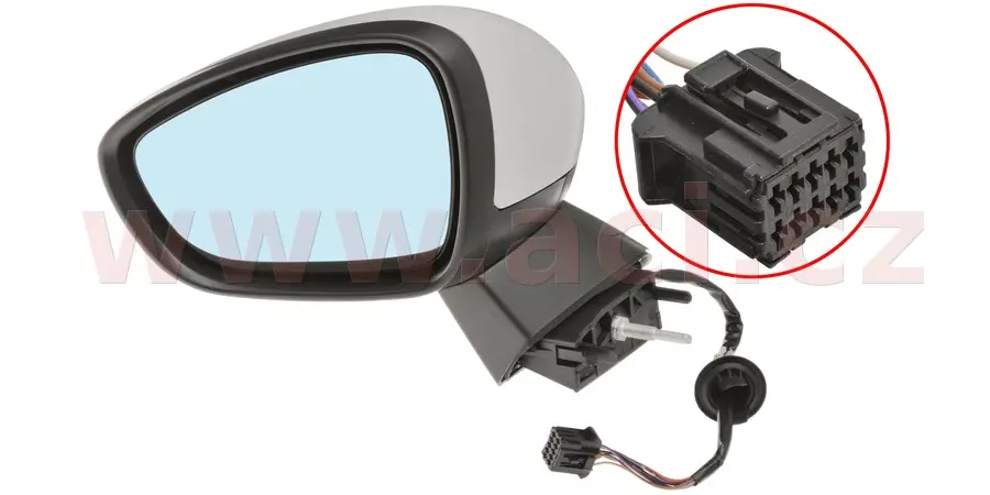 Vnější zpětné zrcátko VAN WEZEL 0954807