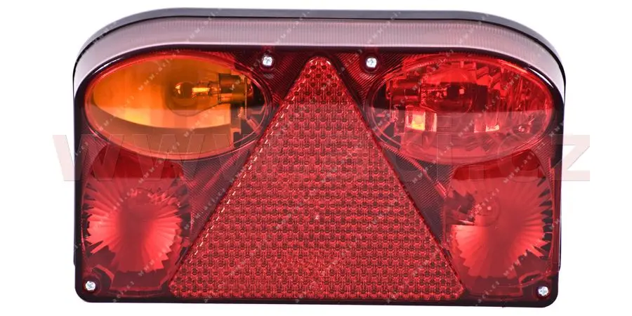 zadní světlo 238x138 mm 5 pin konektor, bajonet se žárovkami, L