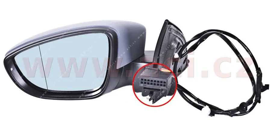 Vnější zpětné zrcátko VAN WEZEL 5891807