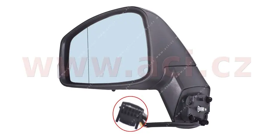 Vnější zpětné zrcátko VAN WEZEL 4380827
