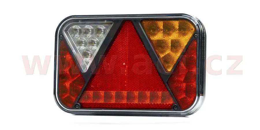 zadní světlo LED 200x130 mm, kabel 1 m, P