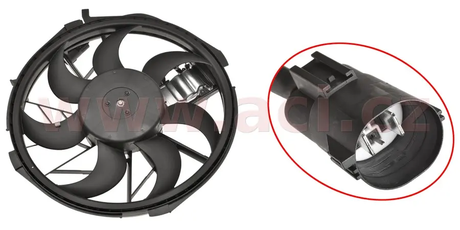 Větrák, chlazení motoru VAN WEZEL 3045746