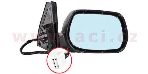 Vnější zpětné zrcátko VAN WEZEL 5377808