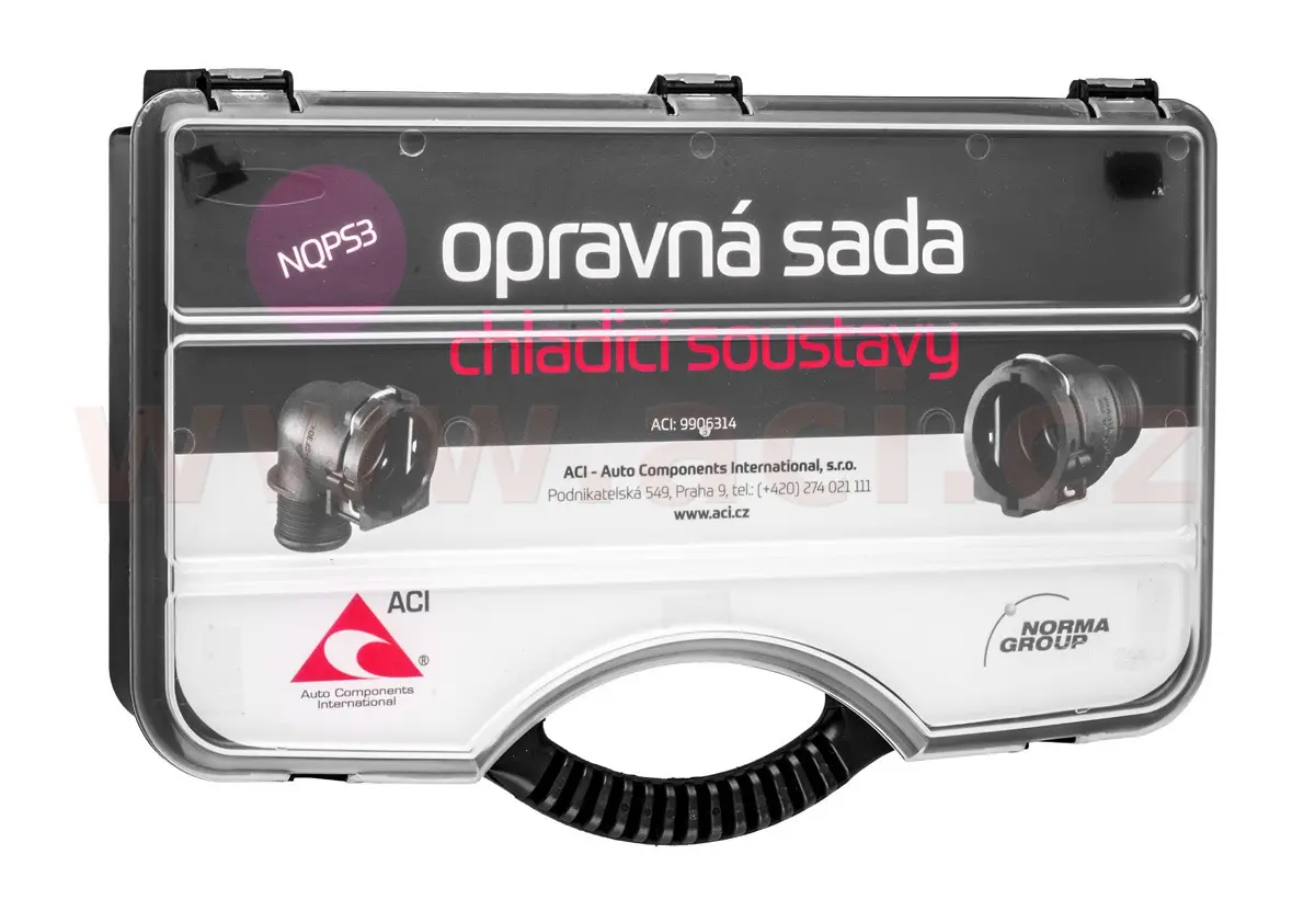 opravná sada chladicí soustavy - rychlospojky (20 ks) NORMA NQPS3 - výroba Německo