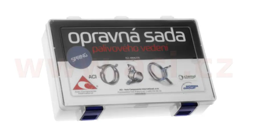 sada pérových spon (115 ks) NORMA - výroba Německo