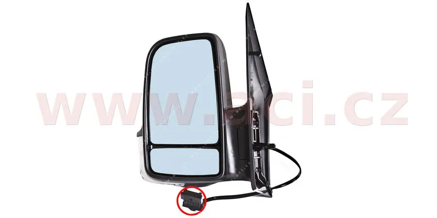 Vnější zpětné zrcátko VAN WEZEL 3077827