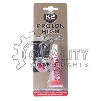 K2 PROLOK HIGH TYPE 271 - fixátor šroubových spojů (červený), 6ml