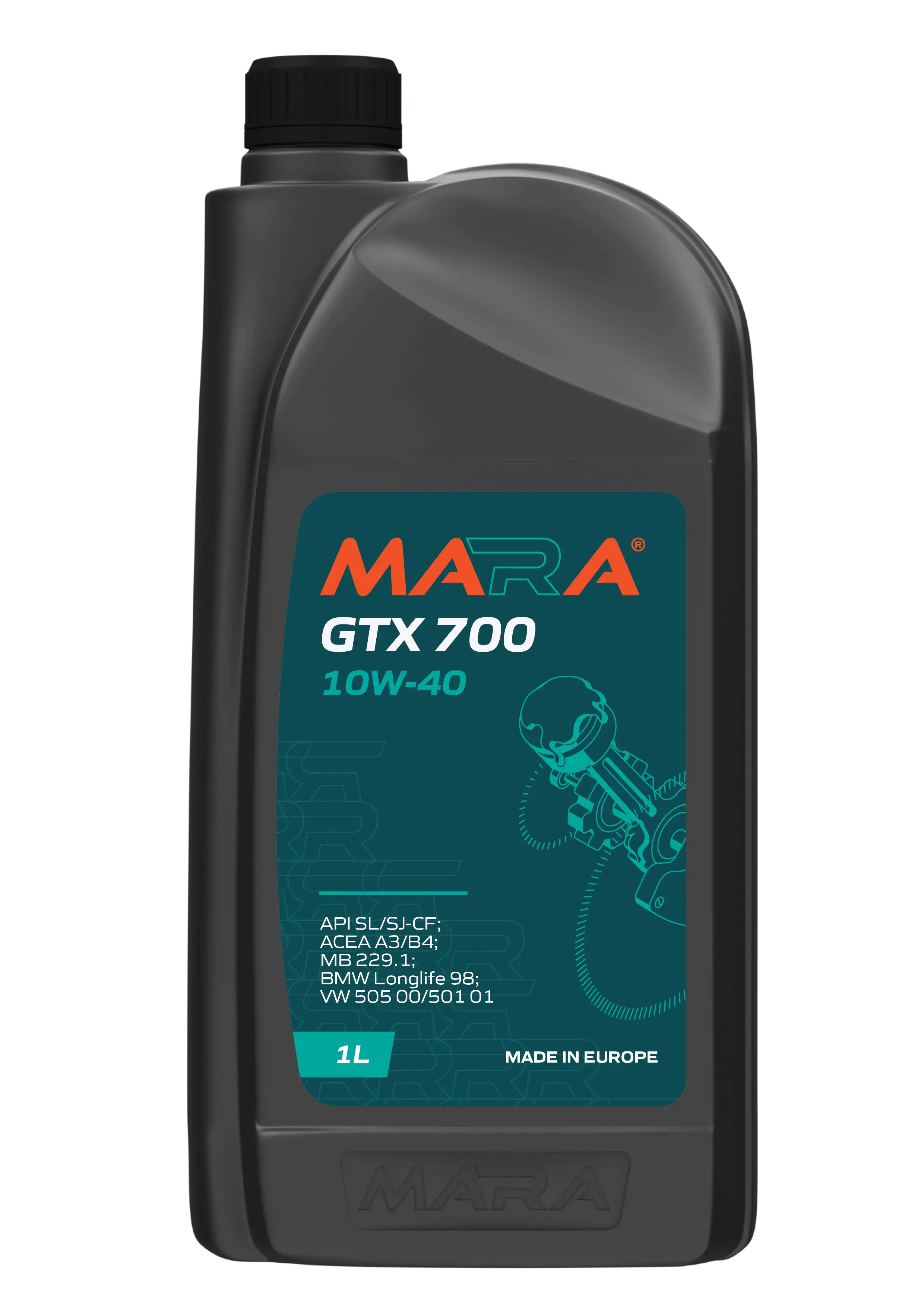 Motorový olej Mara GTX 700 10W-40 1L