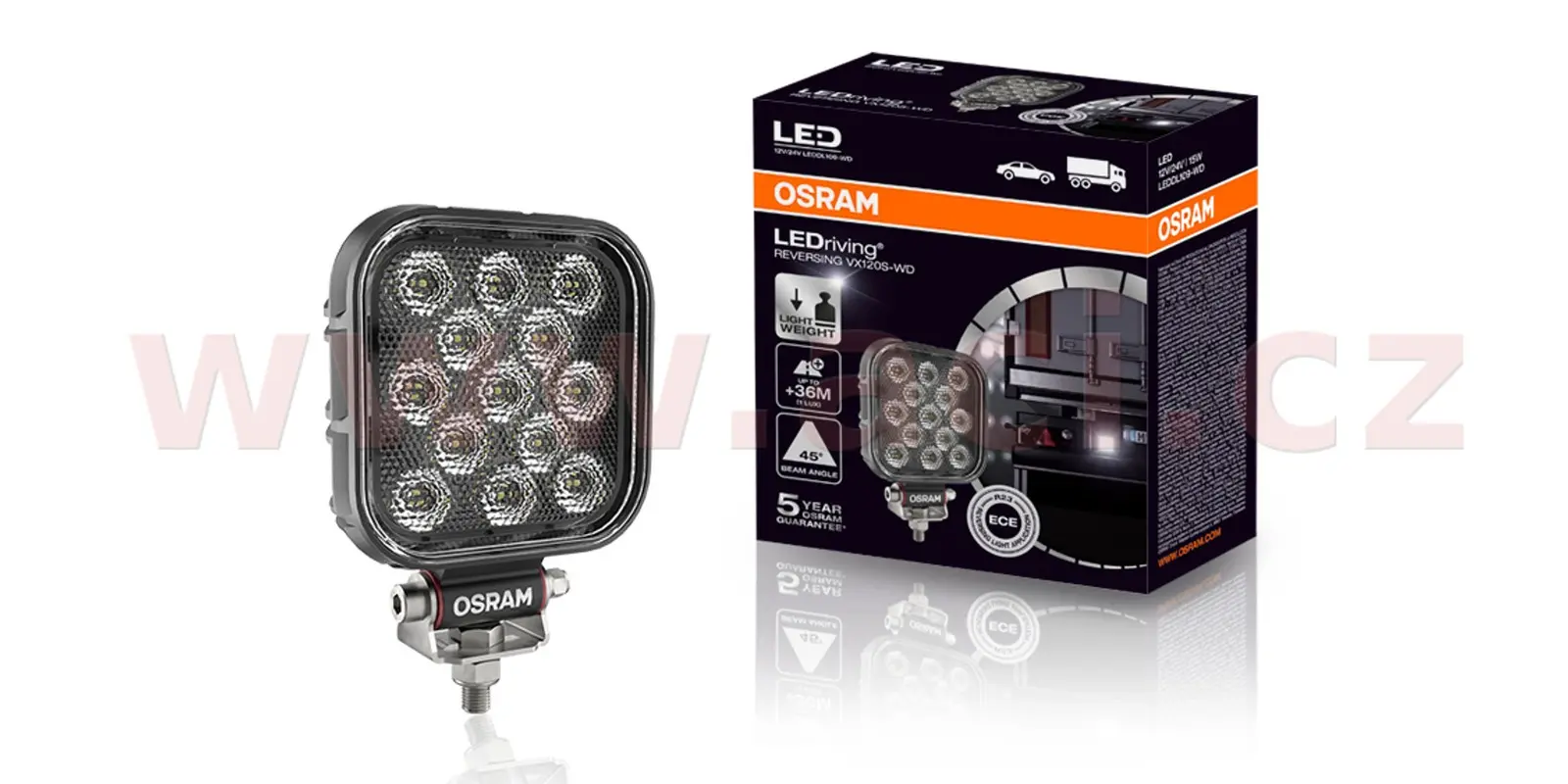 Světlo zpátečky ams-OSRAM LEDDL109-WD