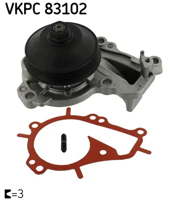Vodní čerpadlo, chlazení motoru SKF VKPC 83102