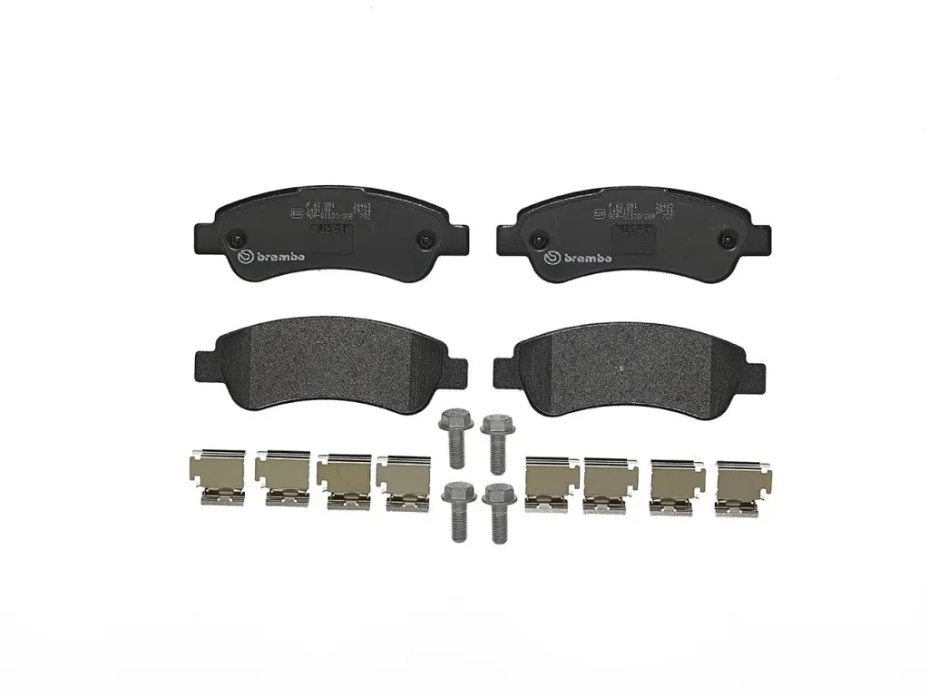 BREMBO Sada brzdových destiček, kotoučová brzda P61091