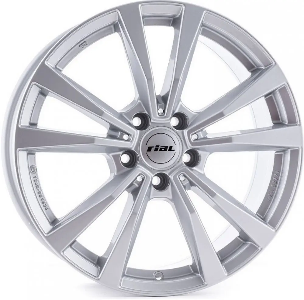 RIAL M12X 9X20 5X112 ET20/66.5 stříbrná