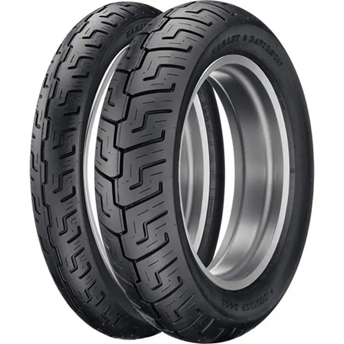 DUNLOP 100/90-19 D401 57H TL PŘEDNÍ WWW BÍLÁ STRANA HARLEY-DAVIDSON DOT 2024 ( )