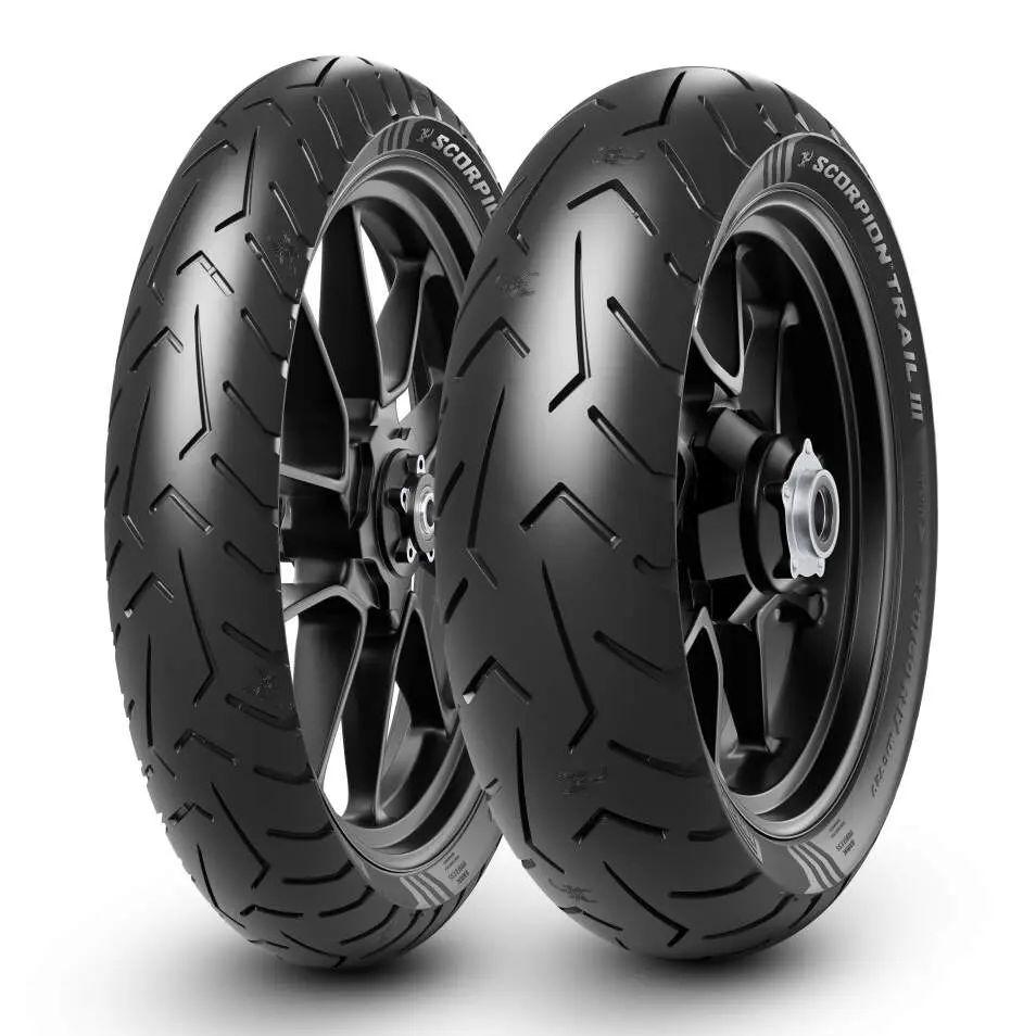PIRELLI SET PNEUMATIK (4255100/26) 120/70R19 SCORPION TRAIL III 60V TL M/C PŘEDNÍ DOT 2026 + (4255800/25) 170/60R17 SCORPION TRAIL III 72V TL M/C