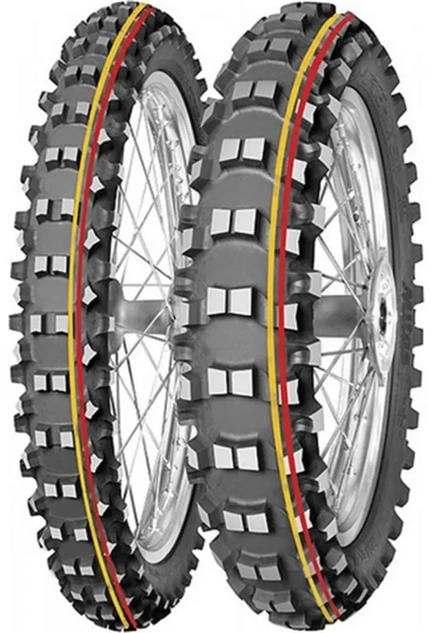 MITAS 60/100-12 TERRA FORCE-MX SM 36M (červený / žlutý proužek) TT PŘEDNÍ DOT 2025 (DOT:JPDP/JSDP) (460052) (náhradní:70000159) ( )