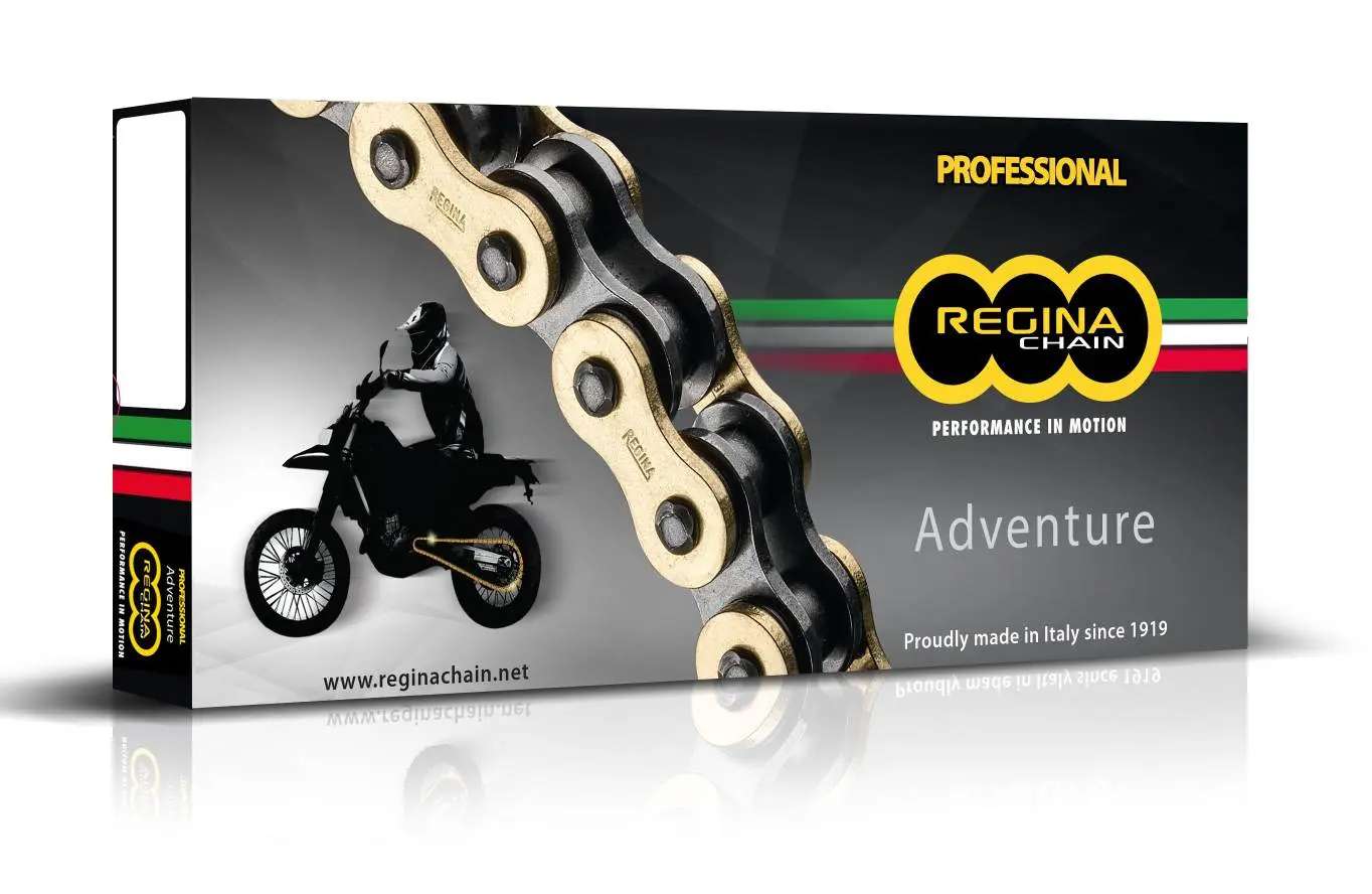 REGINA hnací řetěz 520ZRE (116 článků) Z-RING ENDURO do 650ccm (zlatá) včetně spojek (135ZRE/1006) ( )