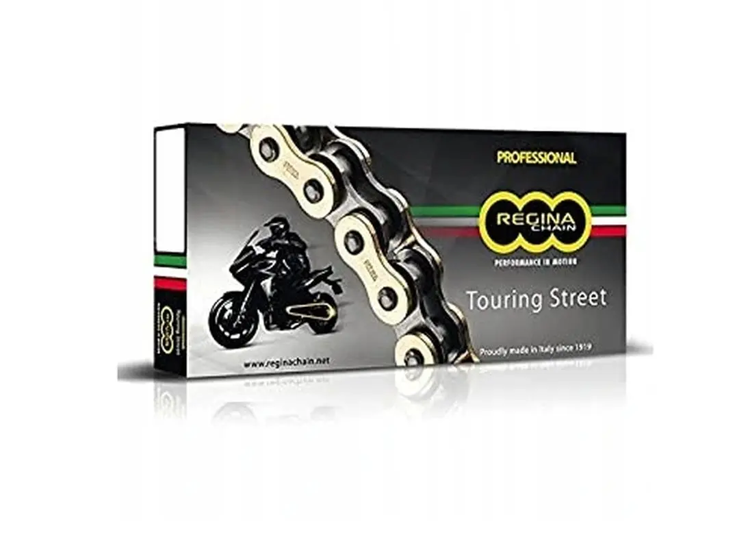 REGINA hnací řetěz 525ZRT (110 článků) Z-RING TOURING-STREET do 900 ccm zlatý včetně spojek (137ZRT/011) ( )