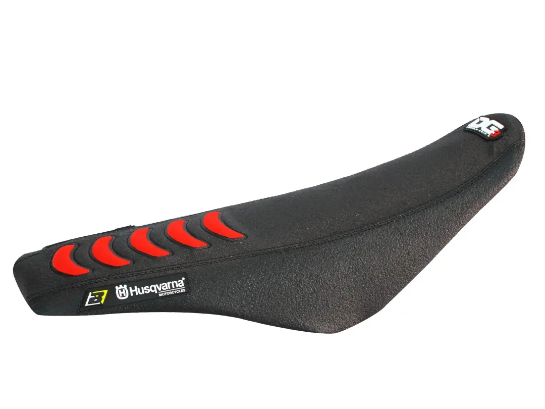 BLACKBIRD potah sedla HUSQVARNA CR/WR 125 09-13; TE/TC 250/310 08-13, TE/TC 250/450/510 08-10 DOUBLE GRIP 3 barva černá ( )