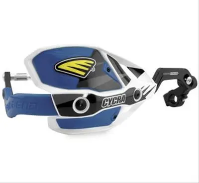 CYCRA kryty páček hliníkové s upevněním (28,6mm) model ULTRA PROBEND RACER PACK CRM barva bílá/modrá ( )