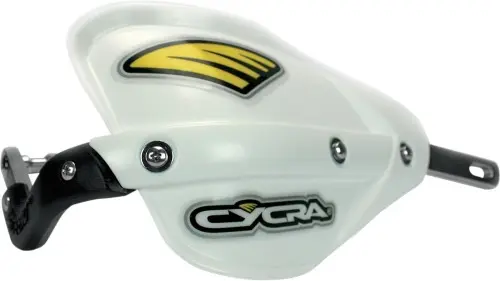 CYCRA chrániče páček (handbary-hliníková výstuha) bez upevnění k řídítkům PROBEND ALLOY BAR PACK barva bílá (potřebné upevnění 1CYC-1156-12) ( )