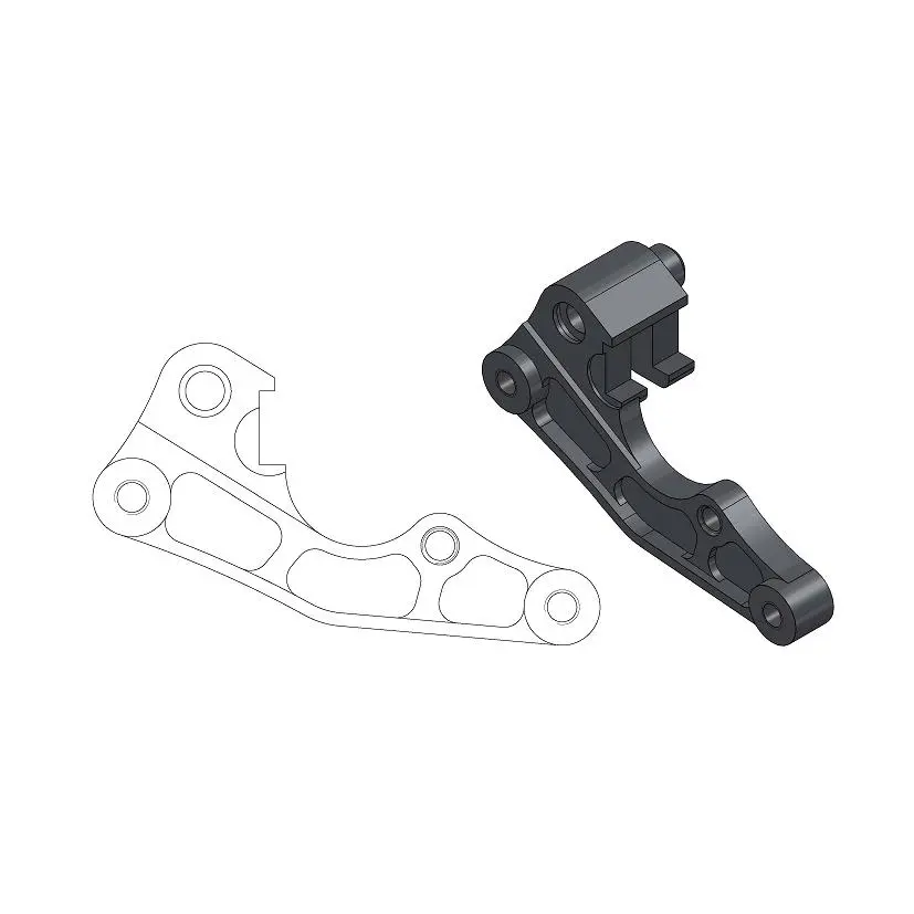 MOTO-MASTER adaptér kotouče 270mm KAWASAKI KXF/KX-F 250/450 '15- (pro tovární třmen - OEM) ( )
