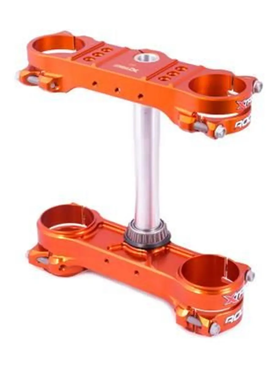 XTRIG vzpěry předního zavěšení ROCS TECH TRIPLE CLAMPS KTM SX/SX-F 13-; EXC; HUSQVARNA 14-22; GAS GAS 21-22 (OFFSET 20mm) barva oranžová ( )