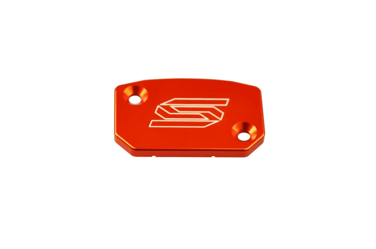 SCAR RACING kryt předního brzdového válce KTM 125 - 250 SX '05-'25, 250 - 450 SXF '05-'25, 300 EXC TPI '18-'25 barva oranžová (SCAR RACING kryt)