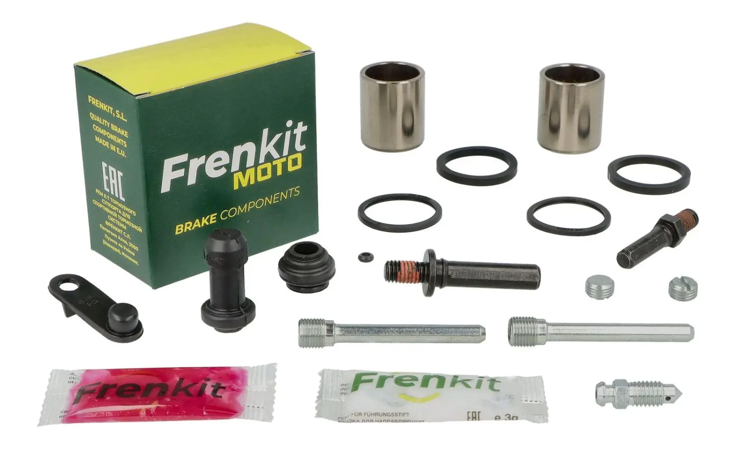 FRENKIT MOTO sada pro opravu brzdového třmenu (kompletní / superkit) NISSIN (píst fi 27mm) přední HONDA CRF 125 F '14-'18, XR 150 L '14-'18, XRV 750