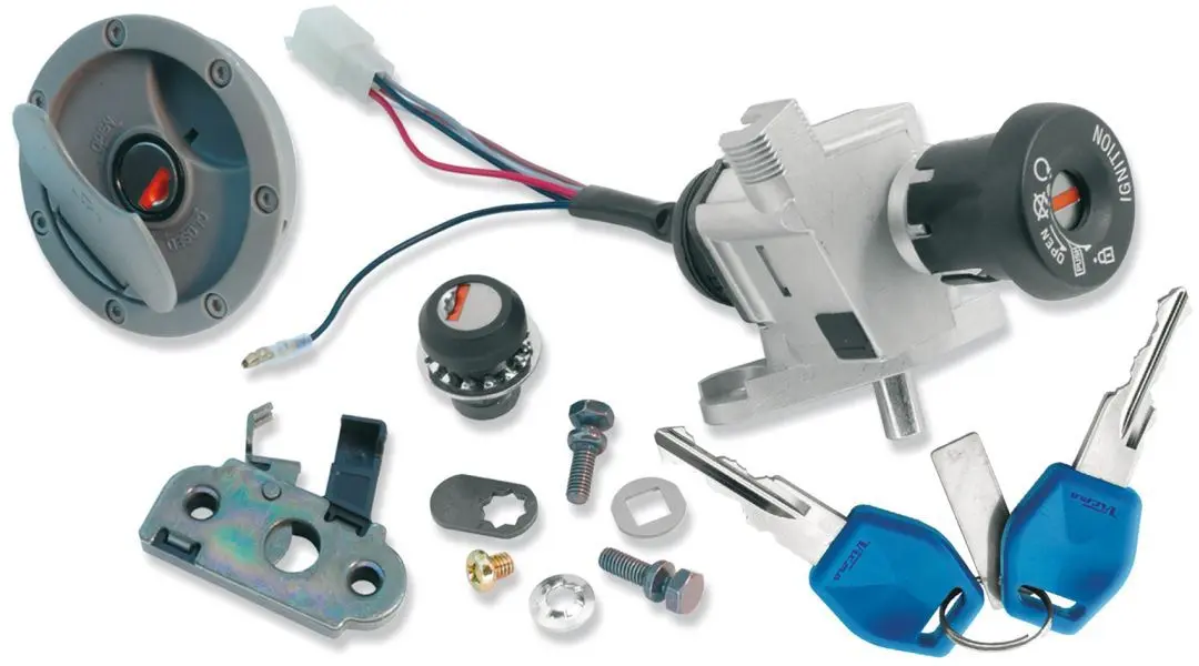 V PARTS (VICMA) spínač zapalování (s kompletem zámků) MBK YQ, YAMAHA YQ 50/100 1997-2006 (6508) ( )