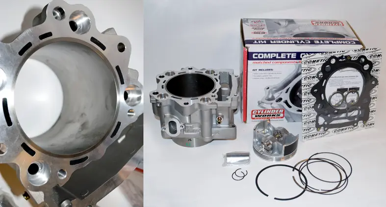 CYLINDER WORKS kompletní válec YAMAHA YFM 700 RAPTOR 06-14 BIG BORE (+3mm=727cm3) (litinový plášť) (8-21004-K01) ( )