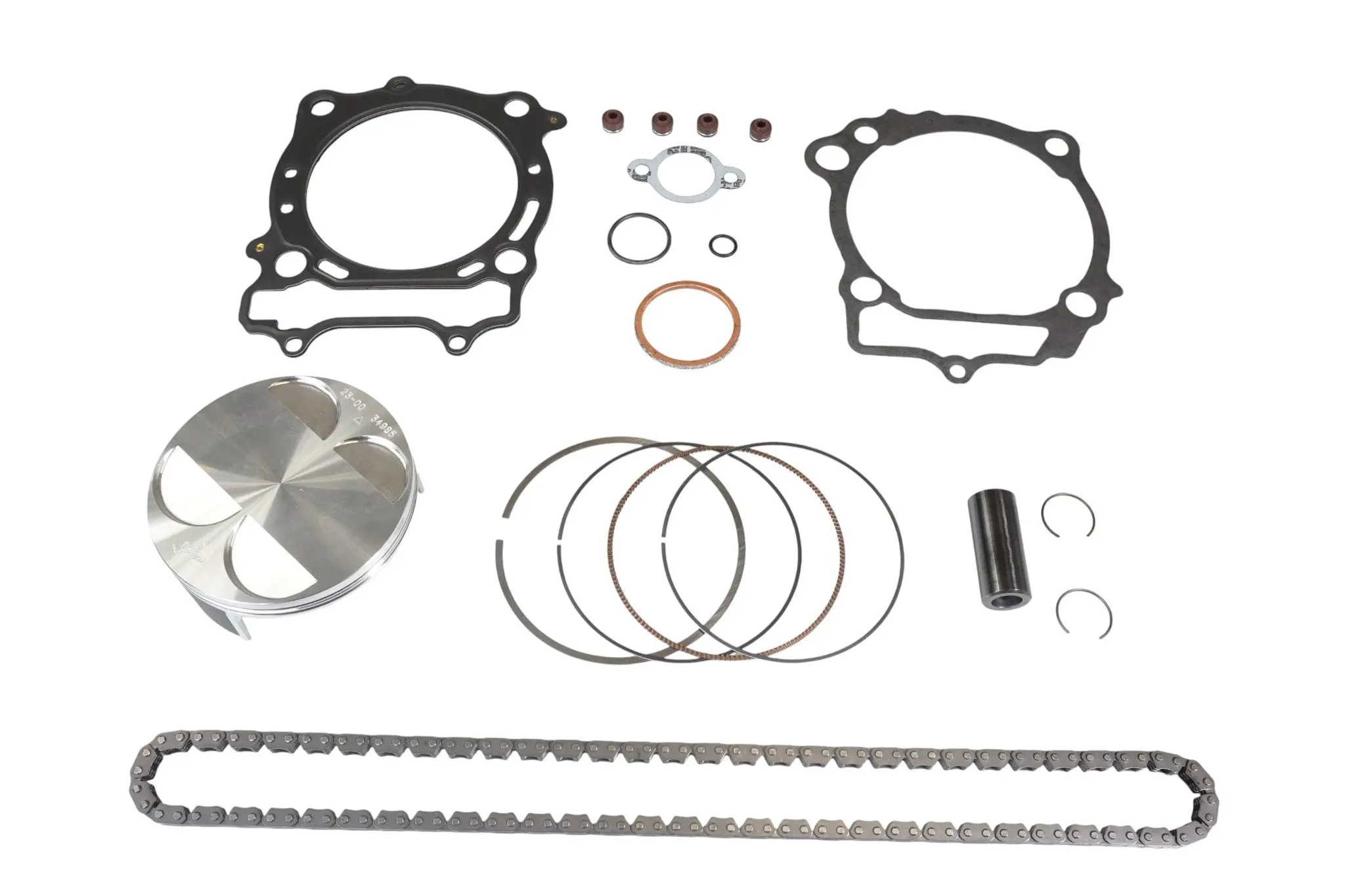 VERTEX sada na opravu horní části motoru SUZUKI RMZ 450 18-24 (STD. + 0.02mm = 95.98mm) (12.5:1) (píst, těsnění TOP-END, rozvodový řetěz) ( )