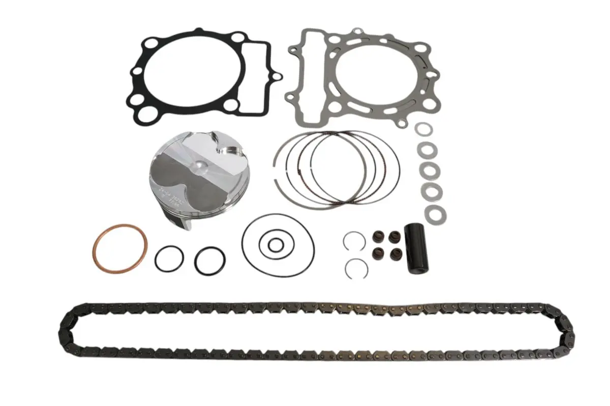 VERTEX sada na opravu horní části motoru KAWASAKI KX 250 F (KXF250) 21-22 (STD. + 0.01mm = 77.96mm) (14.1:1) (píst, těsnění TOP-END, rozvodový řetěz)